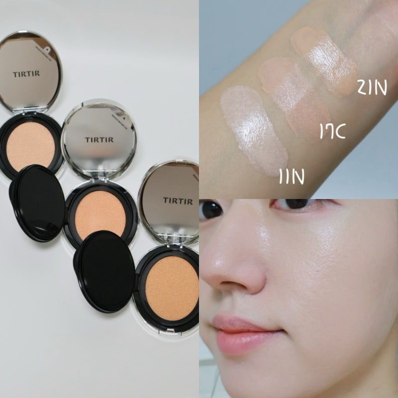티르티르 틴티드 스킨 글로우 쿠션 11N 17C 21N 비교 수분광쿠션 후기