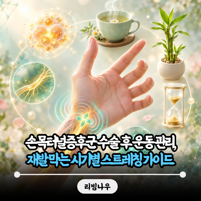 손목터널증후군 수술 후 운동 관리, 재발 막는 시기별 스트레칭 가이드