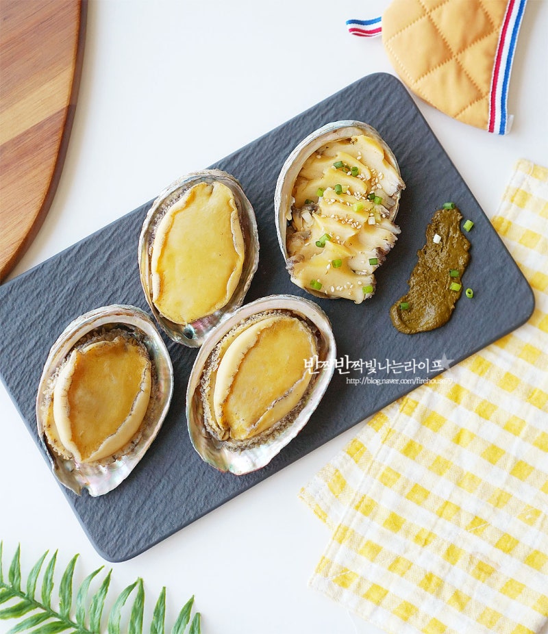 전복찜 레시피 찜기 찌는법 전복 찌는 시간 게우소스 만들기