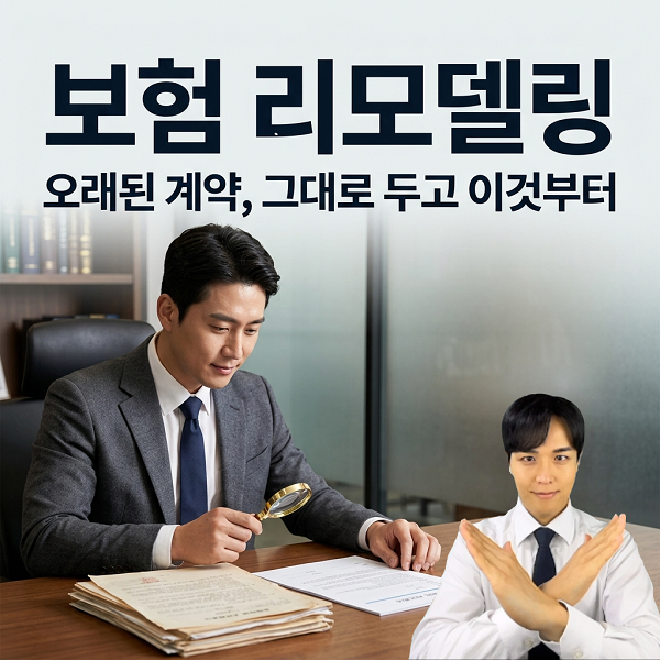 보험 리모델링, 오래된 계약은 그대로 두고 이것부터 확인하세요