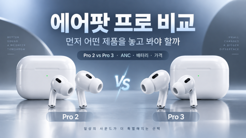 에어팟 프로 비교 최저가부터 확인하고 Pro 2·Pro 3 차이 정리