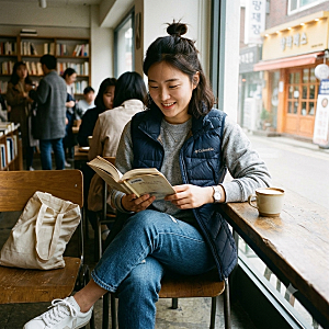 컬럼비아] 옴니히트 구스다운 경량 패딩 조끼 네이비 (90/S)