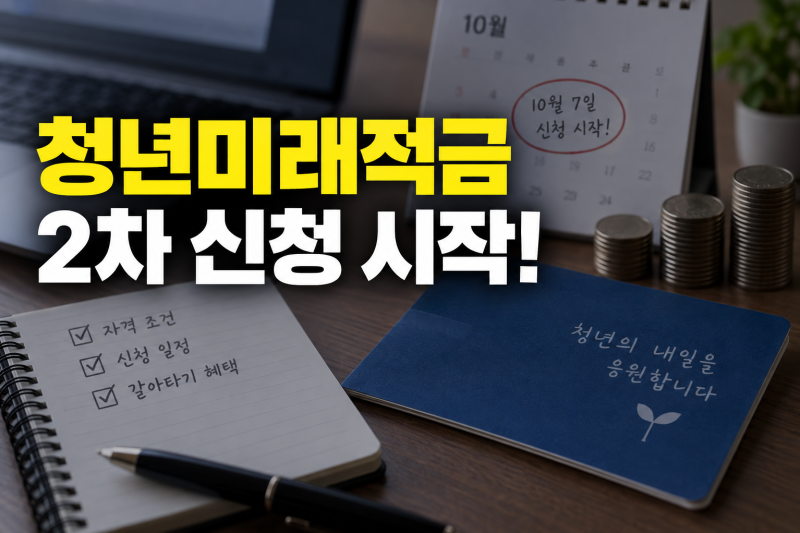 청년미래적금 2차 가입 가이드｜자격 조건, 신청 일정, 청년도약계좌 갈아타기 혜택