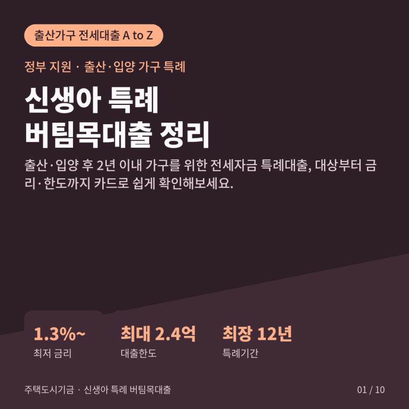 최저 연 1.3%, 최대 2.4억! 신생아 특례 버팀목대출 완전정리 (무주택 판정 함정까지)