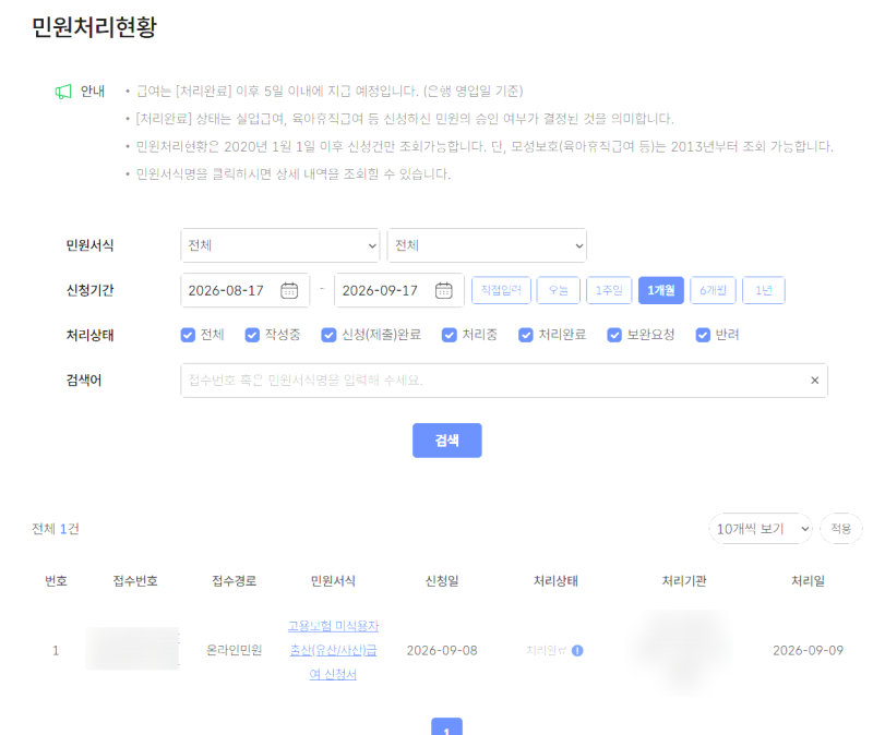 1인 자영업자 고용보험 미적용자 출산급여 신청 후기