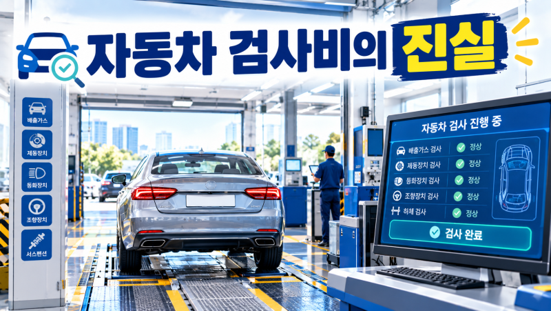 "자동차 검사 주기 및 비용 기준, 정기·종합검사 차이와 과태료 총정리"