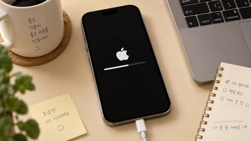 아이폰 신규 iOS27 업데이트 오류 정리, 설치 실패와 무한 사과 로고 해결 방법
