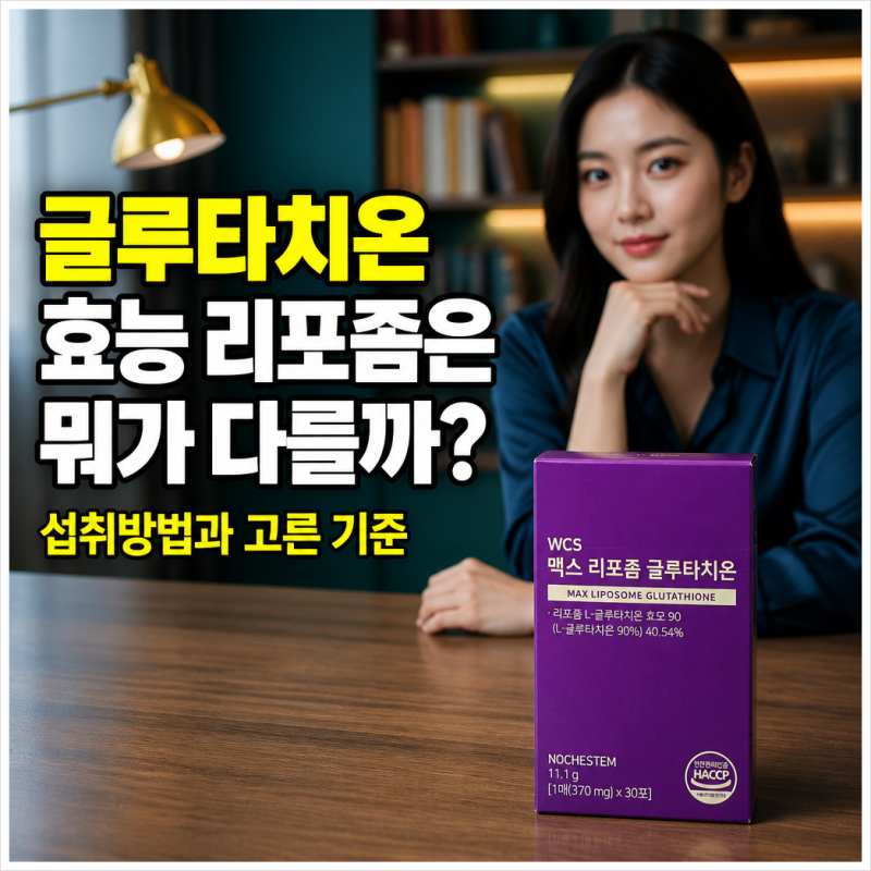 글루타치온 효능 리포좀은 뭐가 다를까? 섭취방법과 고른 기준