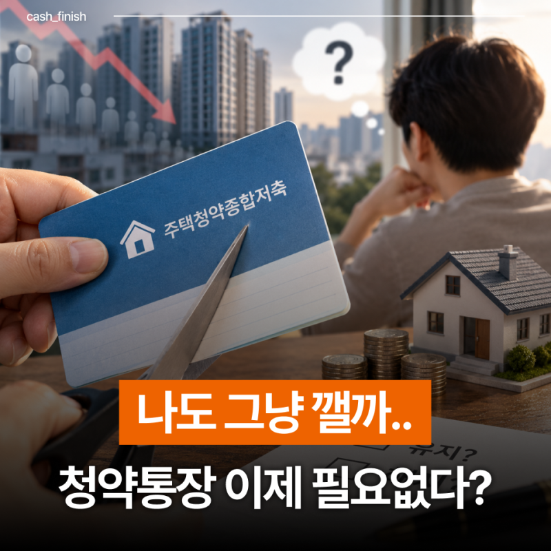 "청약통장 해지 급증" 나도 깨야 할까? 유지할 사람은 따로 있다