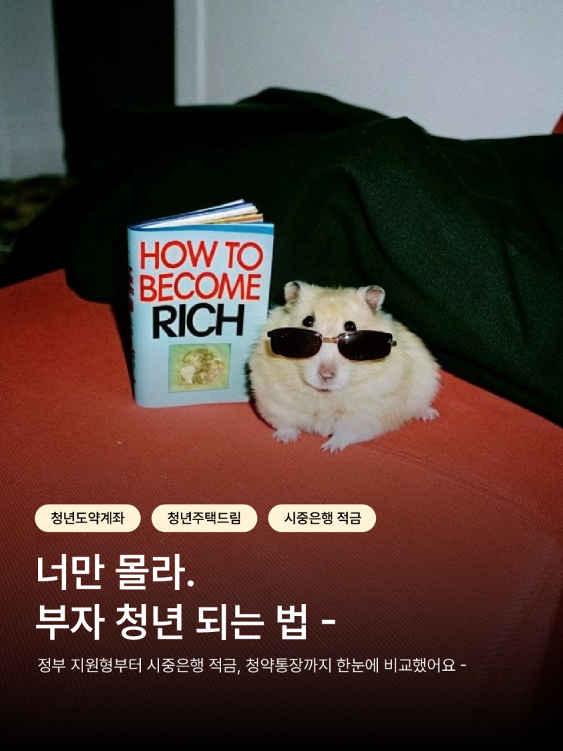 [청년적금추천] 너만 몰라. 부자 청년 되는 법 -