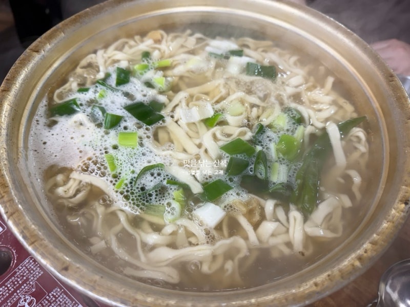 [보령 / 대천] 작년에 맛있어서 다시 갔는데 올해는 조금 달랐던 "민속촌칼국수"