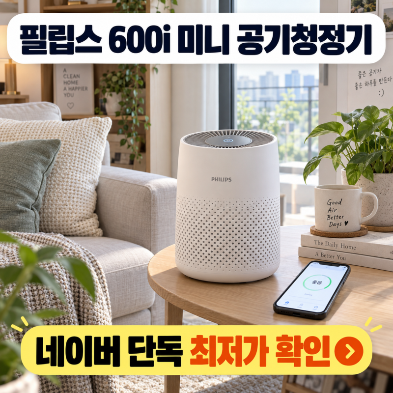필립스 미니 공기청정기 AC0650/10 원룸 앱연동 가격 분석