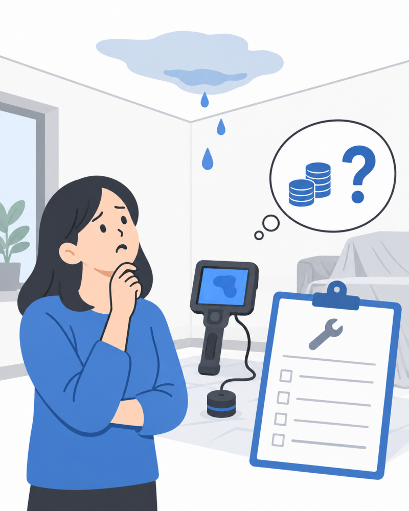누수공사 비용 대략 얼마 필요할까?