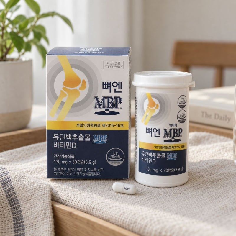 매일 꾸준히 뼈엔 MBP 챙기면 한 달 뒤 생기는 변화 3가지