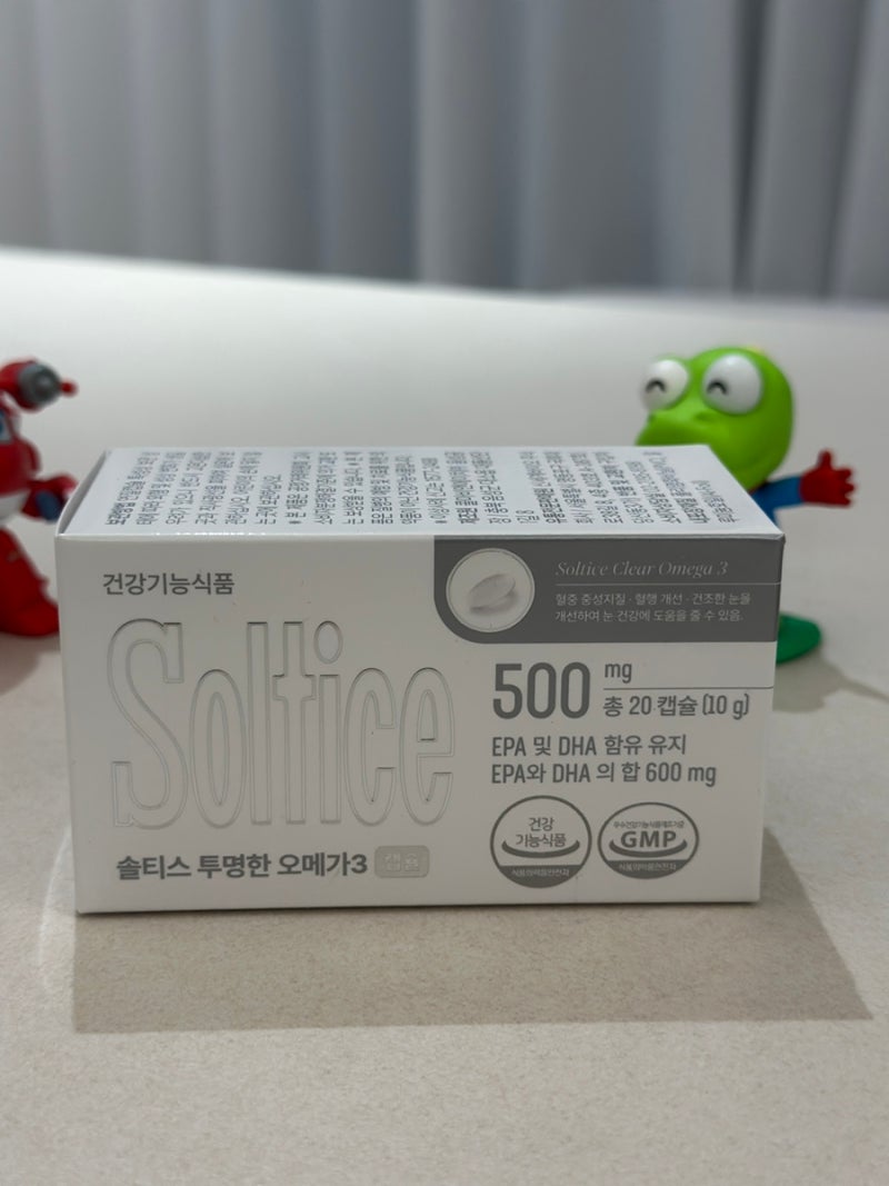 솔티스 투명한 오메가3, 매일 챙겨 먹기 좋은 rTG 오메가3 추천
