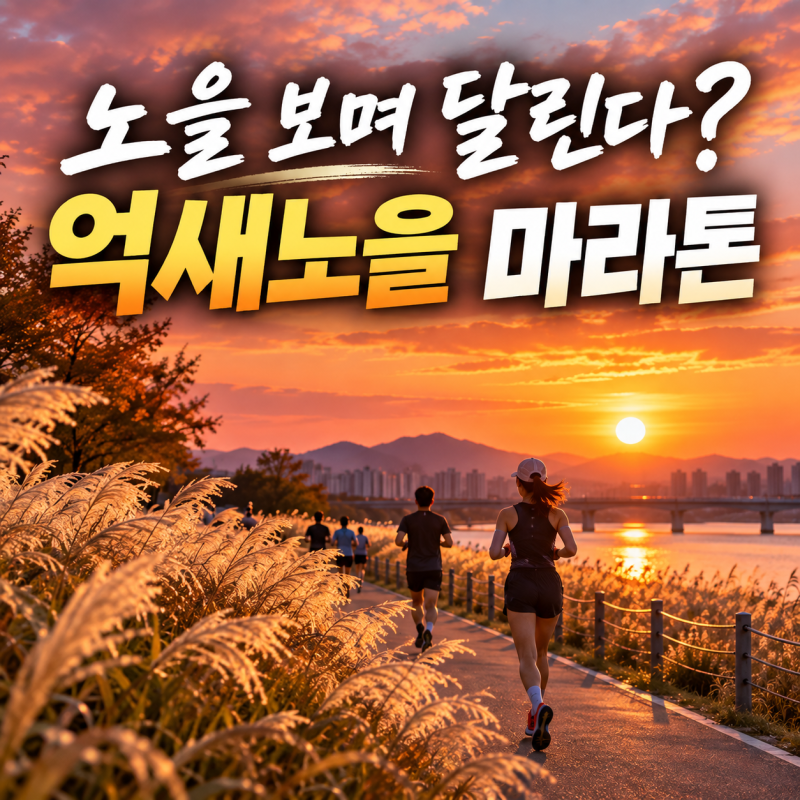 2026 억새노을 마라톤, 노을 보며 달린다고?