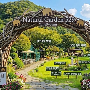 [양평 카페] 내추럴가든529에서 보낸 여유로운 하루ㅣ계절 따라 걷기 좋은 멋진 정원 카페ㅣ....