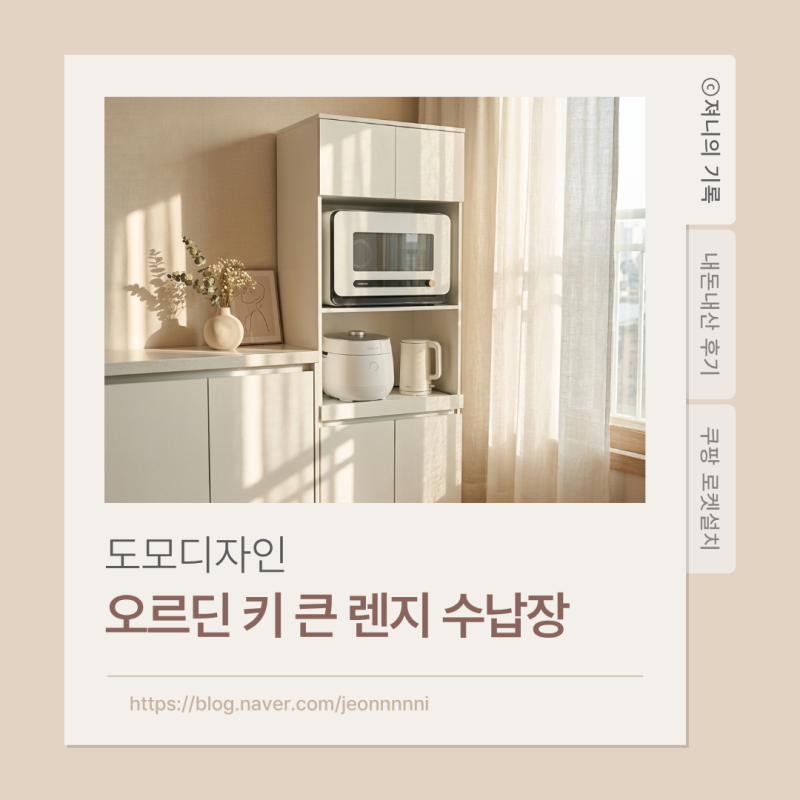[내돈내산] 도모디자인 오르딘 주방 키큰 렌지수납장 600 : 가성비 신혼부부 가구 추천 솔직 ....