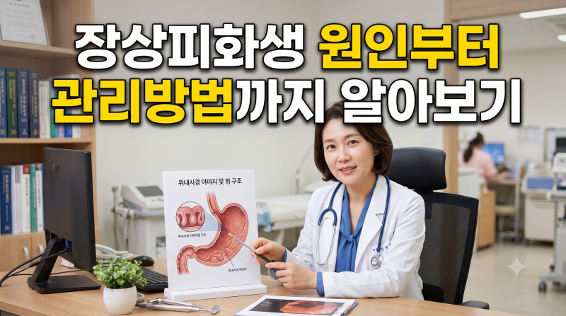 장상피화생 관리 방법 5가지, 원인·위험도와 음식까지 알아봐요