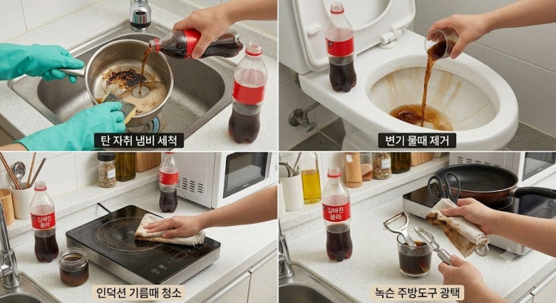 먹다 남은 김빠진 콜라? 그냥 버리지 마세요! 알뜰 생활 꿀팁!!