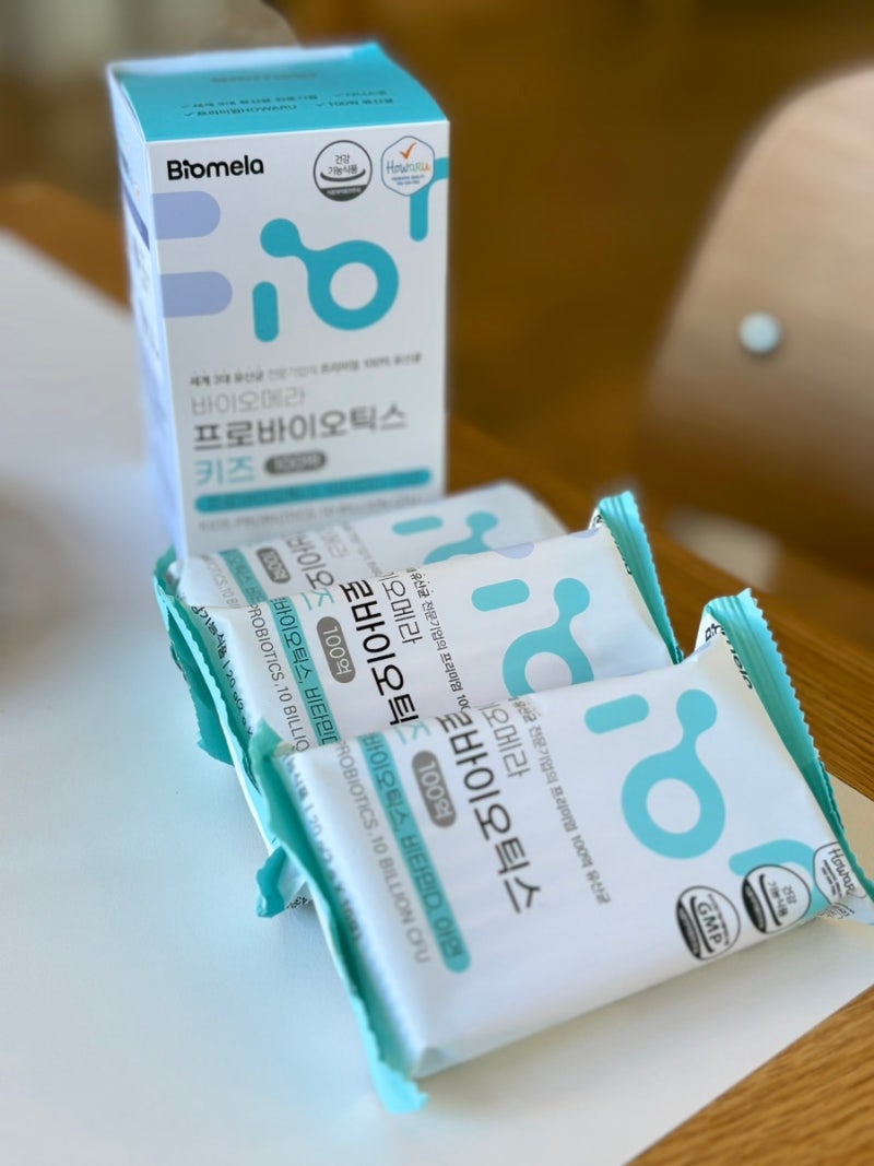 15개월 아기 유산균 | 쁘띠엘린 바이오메라 프로바이오스틱 키즈 후기