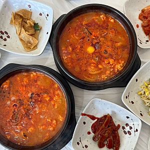 강릉 경포대 맛집 태백산맥식당｜짬뽕순두부 메뉴 웨이팅 주차 내돈내산 후기