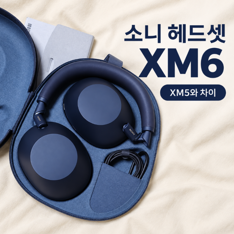 소니 헤드셋 XM6 XM5 차이 ｜둘다 써본 사람의 1년 사용후기