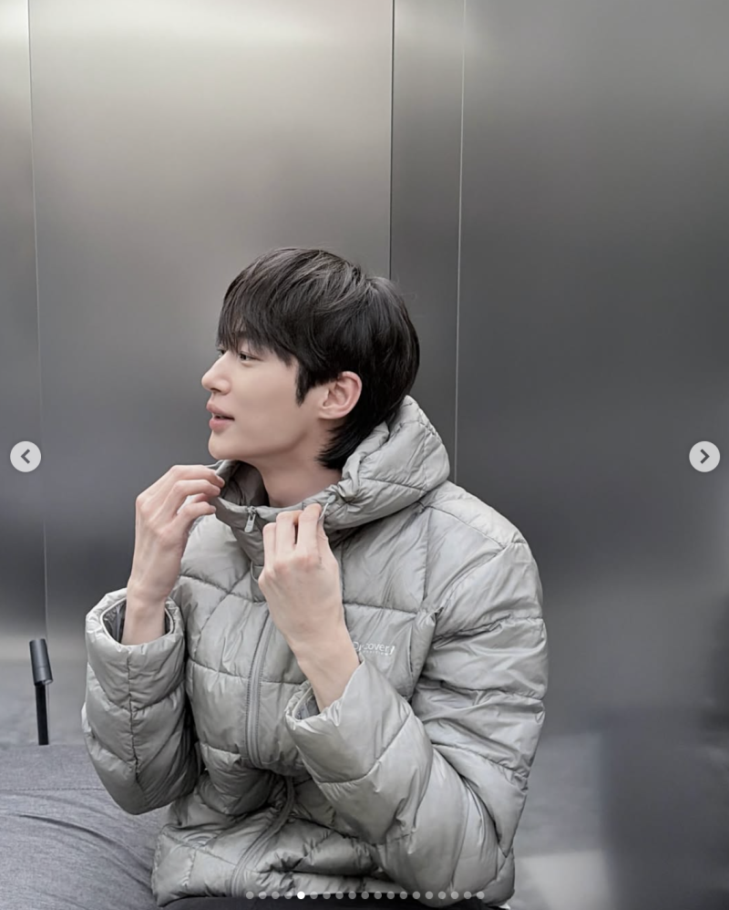 변우석 패딩 디스커버리 올버트 후드 경량 패딩자켓 가격은?