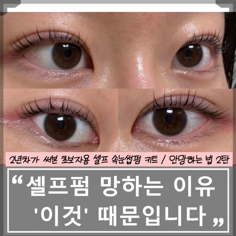 모뉴 리얼업 셀프 속눈썹펌 키트 추천｜초보자 속눈썹펌 실패 줄이는 법