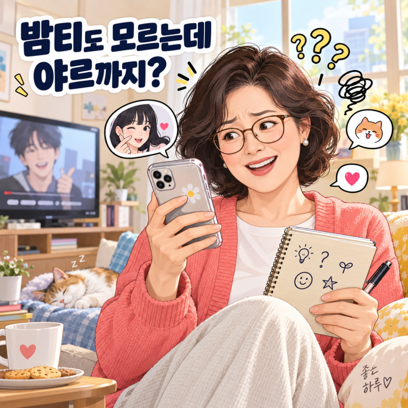 밤티도 모르는데 야르까지? 50대도 공부해야 하는 요즘 신조어