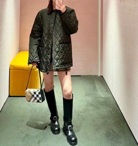 가을부터 초겨울까지 버버리 퀼팅 자켓 하나로 준비완료