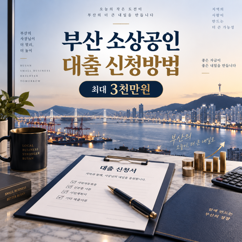 부산 소상공인 대출 신청방법, 부산신보 예약부터 은행 실행까지 순서 정리