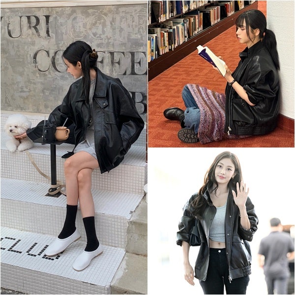 올가을 여성 가죽자켓 코디 이렇게 입어볼까? 카리나, 차정원, 정려원 등 연예인 패션 참고하....