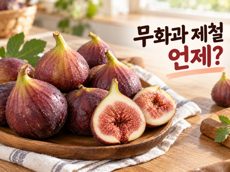 무화과 제철 시기 언제? 맛있는 무화과 고르는 법부터 냉장보관·후숙까지