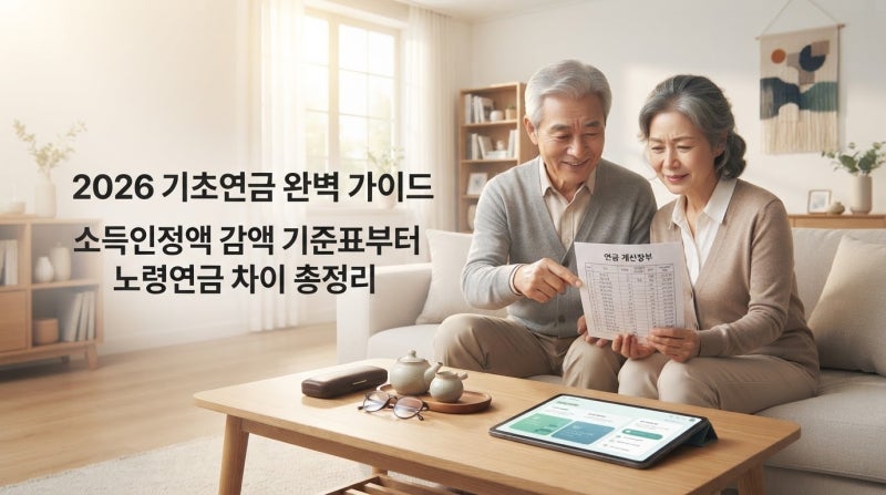 2026년 기초연금 자격조건 및 신청방법 총정리 (선정기준액 247만 원)