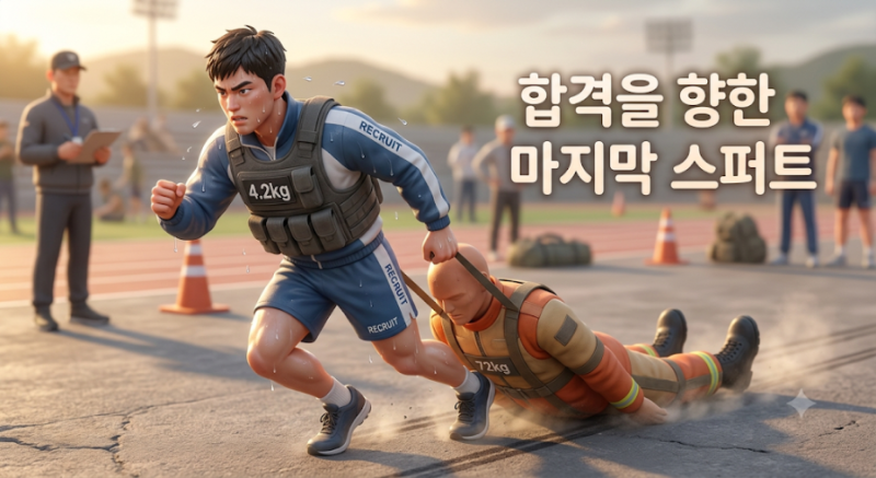 경찰 체력시험 2026년 순환식 체력검사 4분 40초의 기적