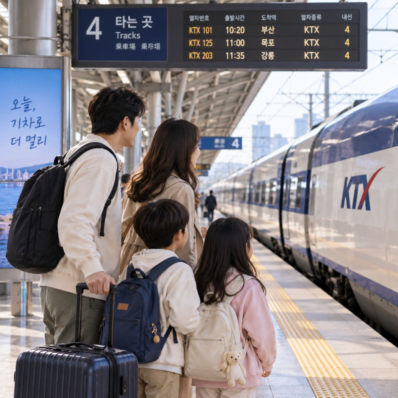 2026 KTX 다자녀 할인, 2자녀부터 가능할까? 등록방법까지 정리