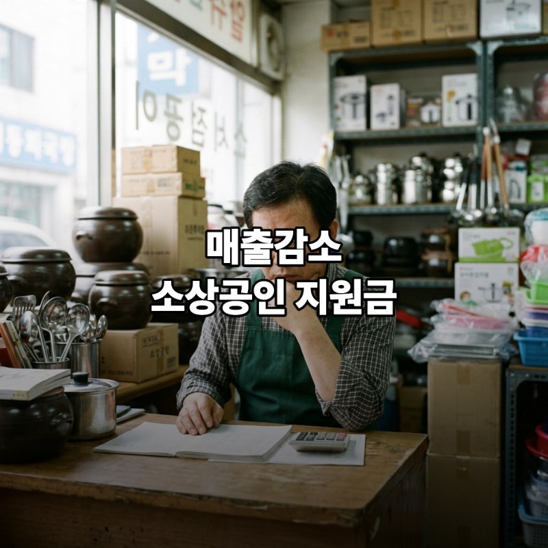매출 감소 소상공인 직접대출 일시적경영애로자금 9월 접수 중