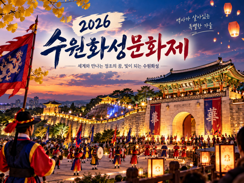 2026 수원화성문화제 일정·프로그램·주차·정조대왕 능행차 총정리