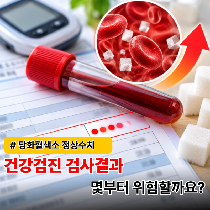 당화혈색소 정상수치 몇부터 위험할까? 검사 결과에서 꼭 확인할 기준