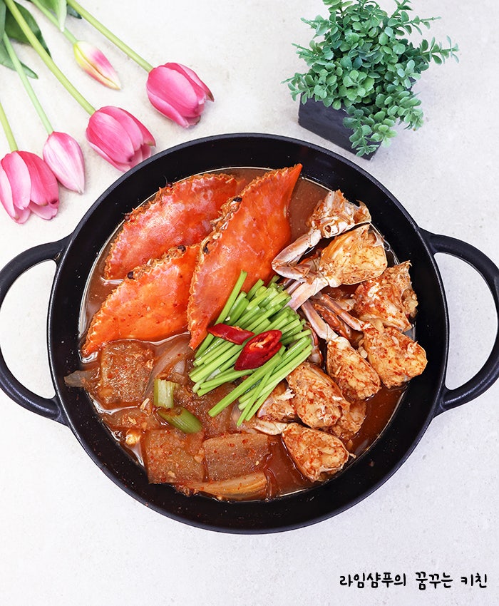 꽃게탕 레시피 꽃게찌개 끓이는법 양념 재료 꽃게요리
