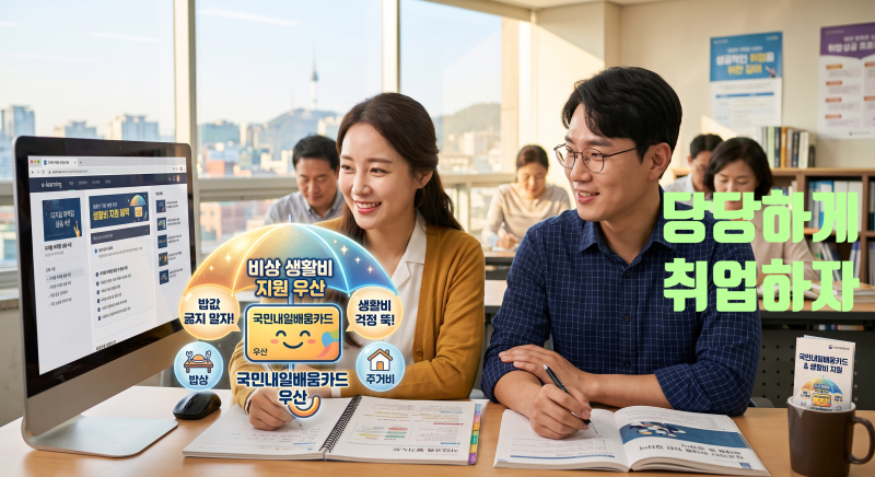 직업훈련 생계비 대부! 매달 200만 원 받고 당당히 취업하기
