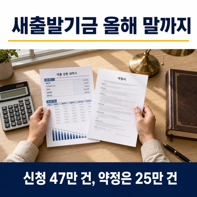47만 명이 신청한 새출발기금 조건과 탈락 이유