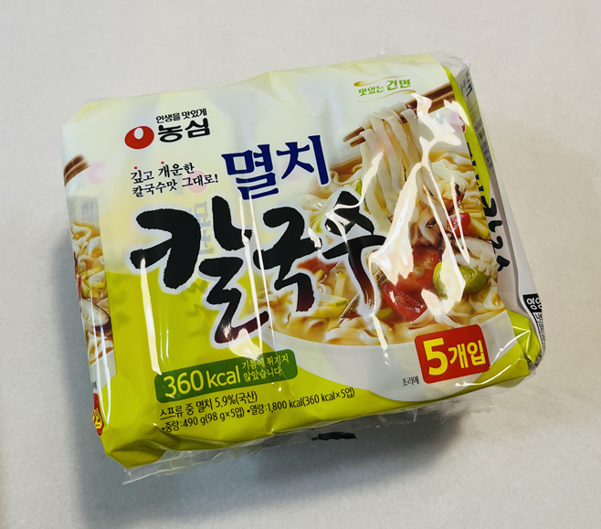 [제품] 순한 칼국수맛 라면 추천 맛있는 건면 농심 멸치 칼국수