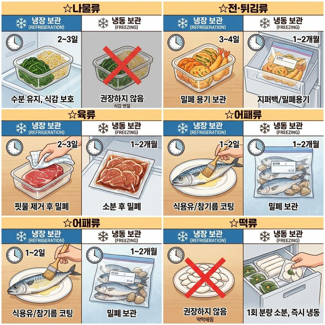 남은 추석 음식, 버리지 마세요! 안전한 보관법부터 활용 꿀팁까지