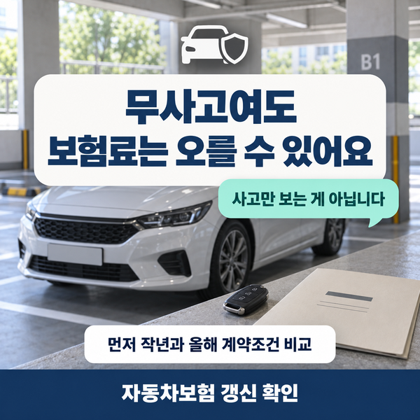 자동차보험료 오른 이유 무사고인데 올랐다면 어디서 확인할까