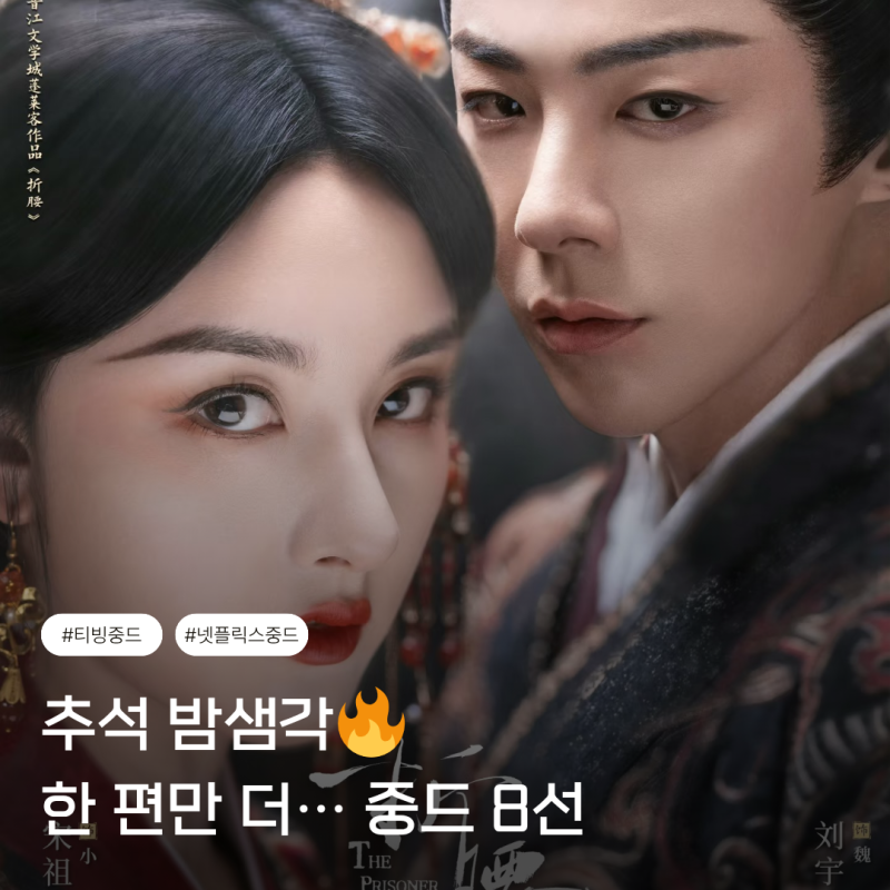 추석 연휴 중드 추천｜넷플릭스·티빙에서 밤새 정주행할 도파민 중드 8편