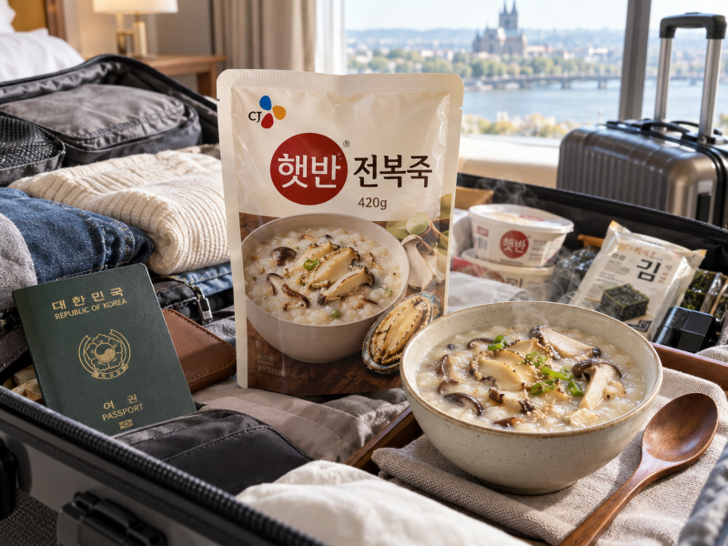 CJ 햇반 전복죽 420g 가격 조리법, 강주은이 캐리어에 챙긴 간편한 한 끼 괜찮을까
