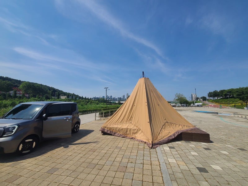 텐트마크디자인 서커스TC BIG+ 곰팡이 제거 후기｜다이소 홈스타로 직접 세척