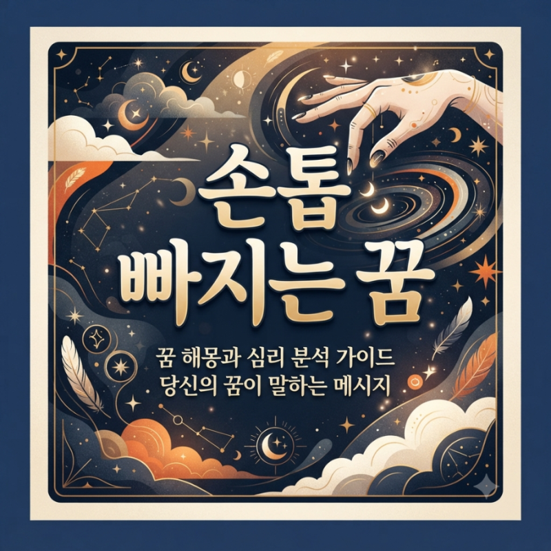 손톱 빠지는 꿈, 단순 개꿈이라고? 네가 놓치고 있는 현실의 경고 3가지